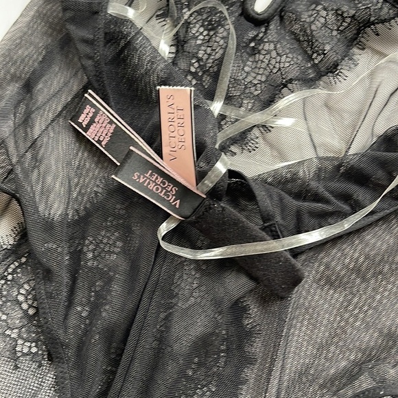 Victoria's Secret Sexy Lace Teddy Cutout Strappy Lingerie/bodysuit size small - Picture 9 of 9